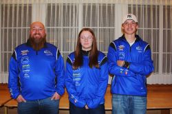 Eintritt vlnr Schupbach Michael Klay Celine Gfeller Janick